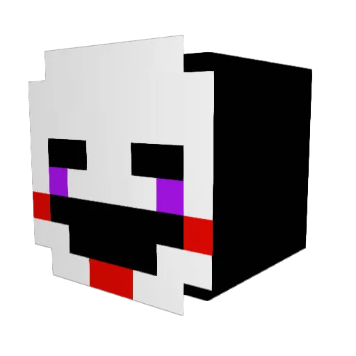 matrix1313 Minecraft avatar head, 3D render