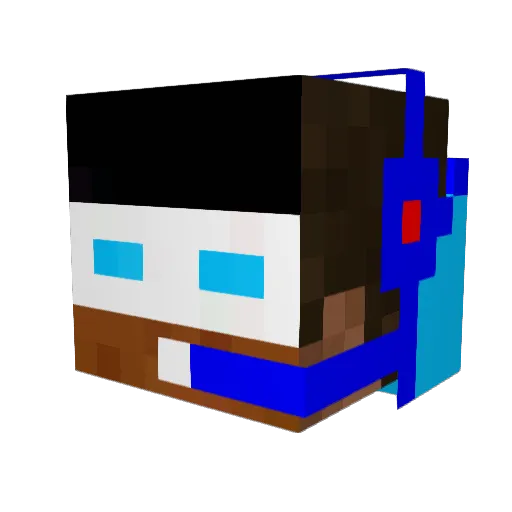 matrixguy304 Minecraft avatar head, 3D render