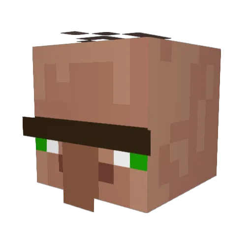 matruza Minecraft avatar head, 3D render