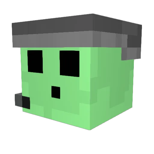 mats289 Minecraft avatar head, 3D render