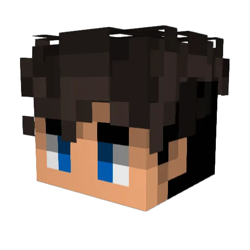 matsberg1337 Minecraft avatar head, 3D render