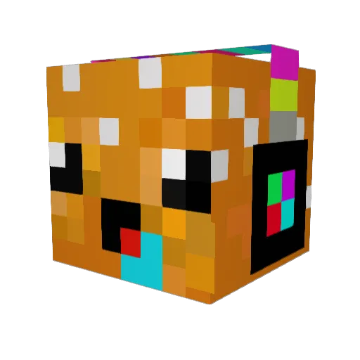 matse01 Minecraft avatar head, 3D render