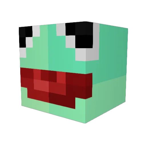 matsem Minecraft avatar head, 3D render