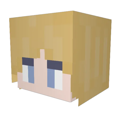 matsieboy2008 Minecraft avatar head, 3D render