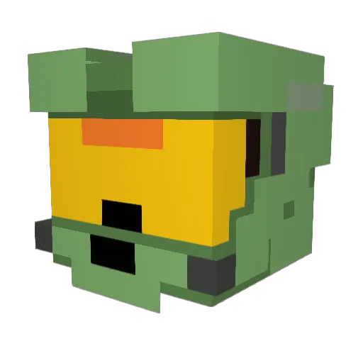 matskeel Minecraft avatar head, 3D render