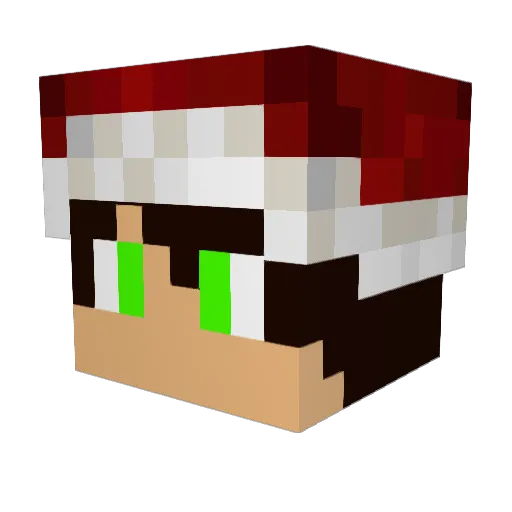 matson9 Minecraft avatar head, 3D render