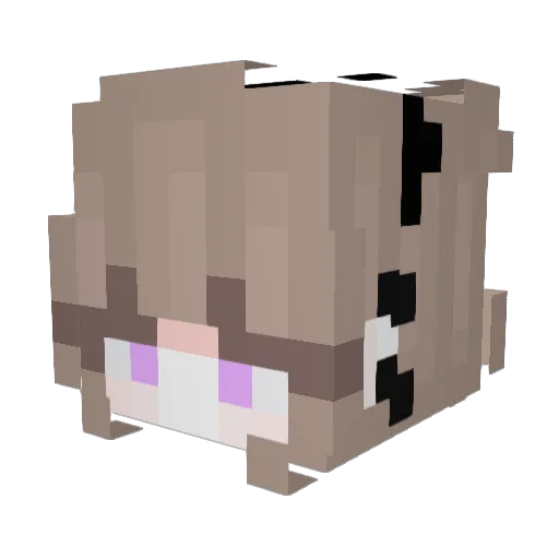matsutsuki0 Minecraft avatar head, 3D render