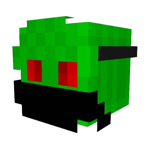 matt07t Minecraft avatar head, 3D render