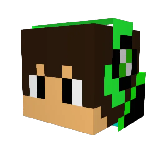matt2203 Minecraft avatar head, 3D render