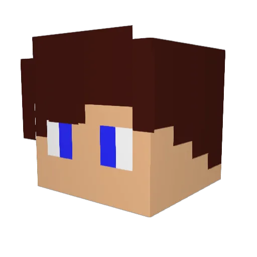 matt297625 Minecraft avatar head, 3D render