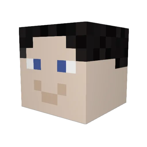 matt3608 Minecraft avatar head, 3D render