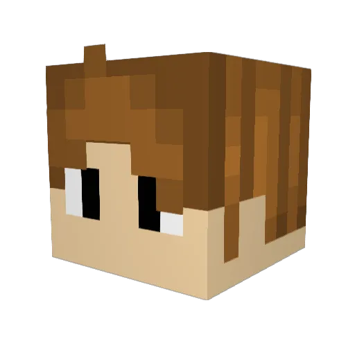 matt3jpeg Minecraft avatar head, 3D render