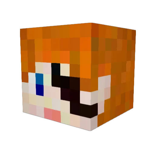 matt5151 Minecraft avatar head, 3D render
