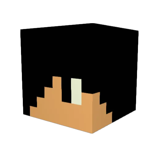 matt7465 Minecraft avatar head, 3D render