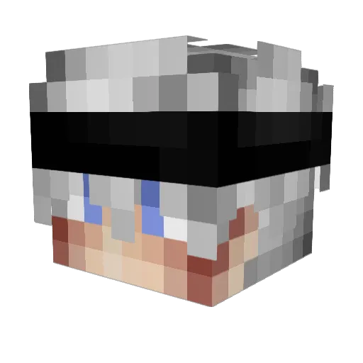 mattNUTTY Minecraft avatar head, 3D render