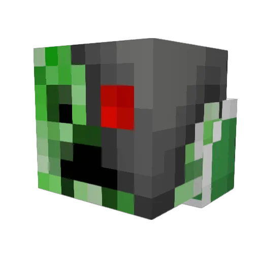 mattWYA Minecraft avatar head, 3D render