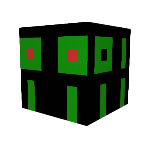 mattXtu Minecraft avatar head, 3D render