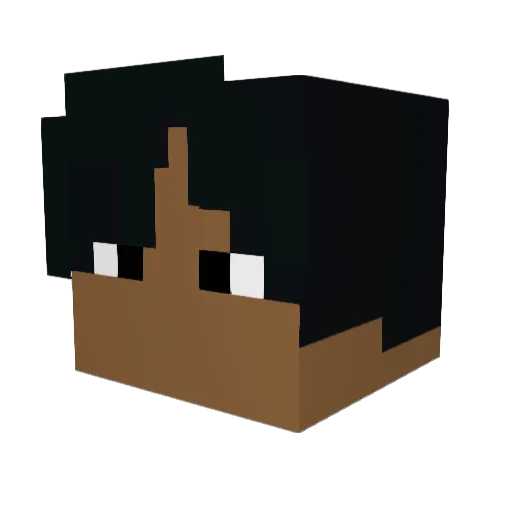 matt_ctl Minecraft avatar head, 3D render