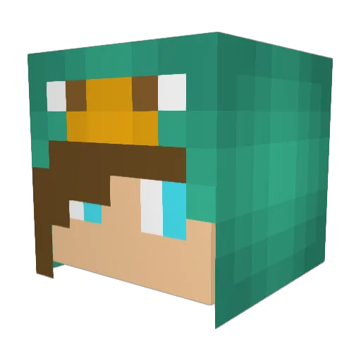 matt_diaz Minecraft avatar head, 3D render