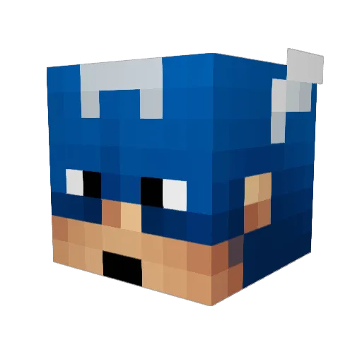 matt_hubby Minecraft avatar head, 3D render