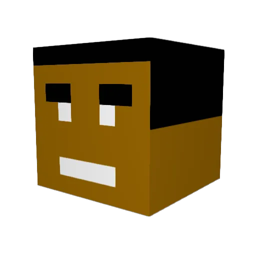 matt_kir Minecraft avatar head, 3D render