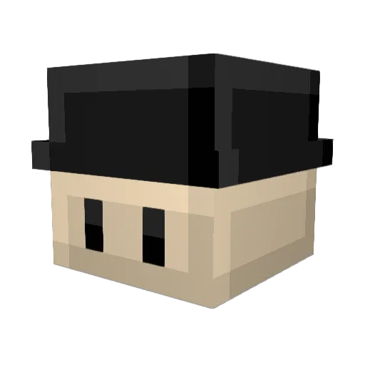 matt_pizzu Minecraft avatar head, 3D render