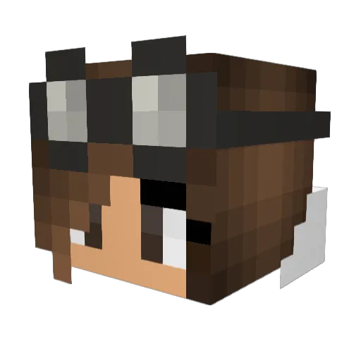 mattam247 Minecraft avatar head, 3D render