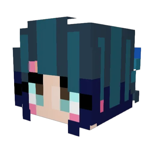 mattayyy Minecraft avatar head, 3D render