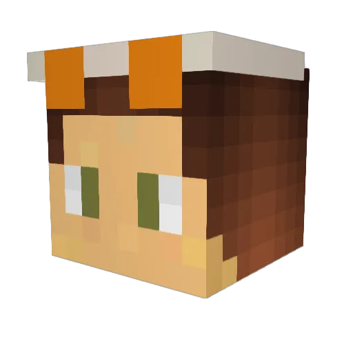 mattballard11 Minecraft avatar head, 3D render
