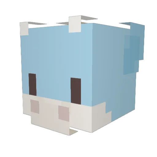 mattceltic Minecraft avatar head, 3D render