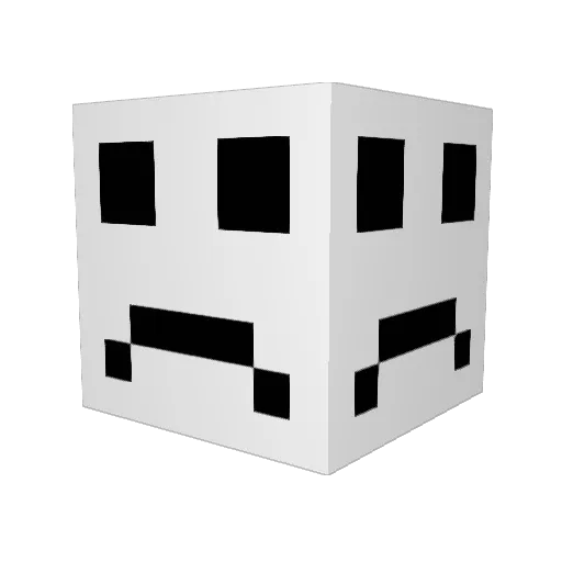 mattcool2013 Minecraft avatar head, 3D render
