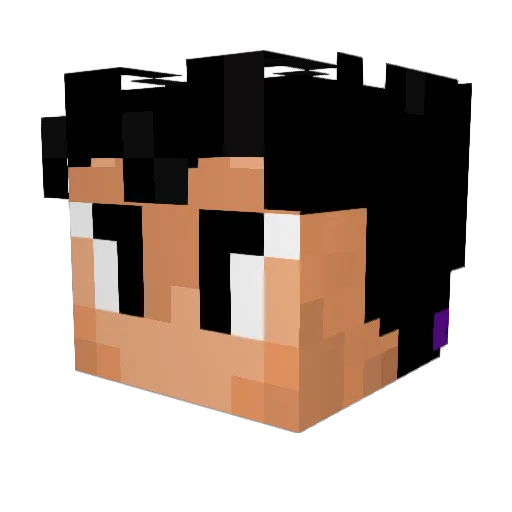 mattcool564 Minecraft avatar head, 3D render