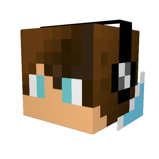 mattdoot Minecraft avatar head, 3D render