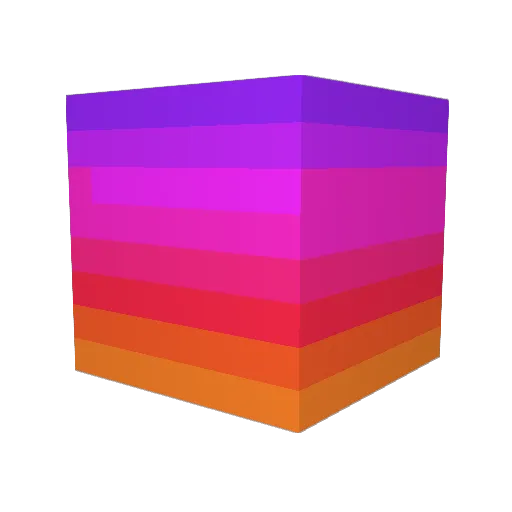 mattelli Minecraft avatar head, 3D render
