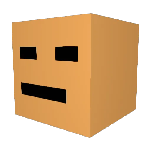 matter51_2 Minecraft avatar head, 3D render