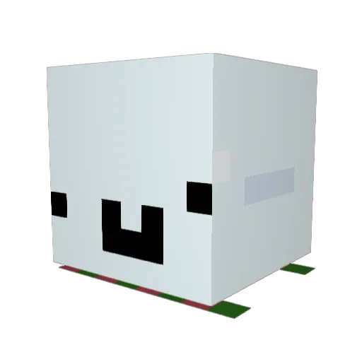 mattes35 Minecraft avatar head, 3D render