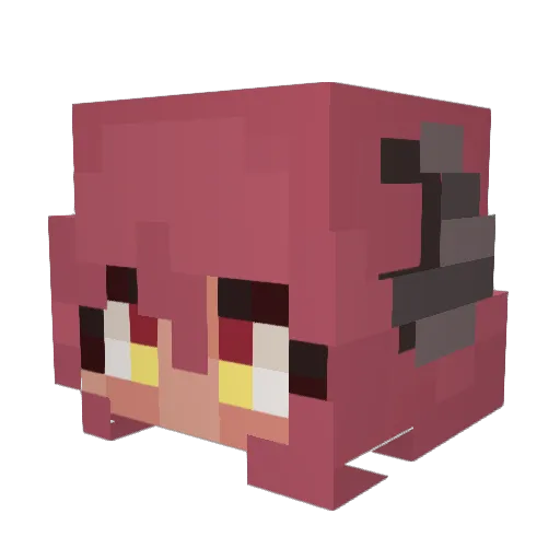 mattexdlsd Minecraft avatar head, 3D render