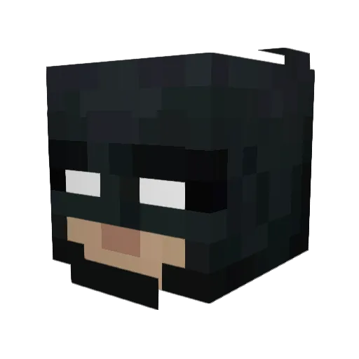 mattez2k Minecraft avatar head, 3D render