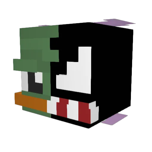 matthcnj Minecraft avatar head, 3D render