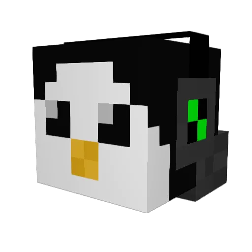 mattheratman Minecraft avatar head, 3D render
