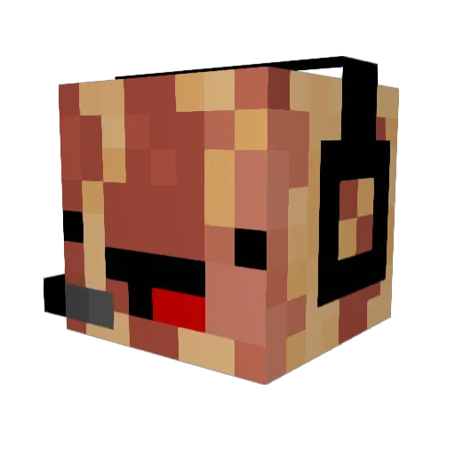 matthew10deane Minecraft avatar head, 3D render