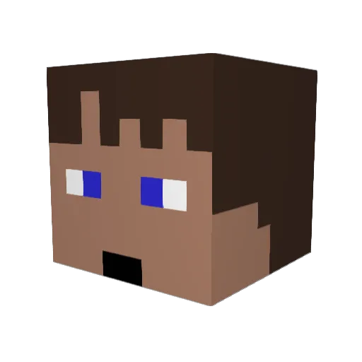 matthew543216 Minecraft avatar head, 3D render