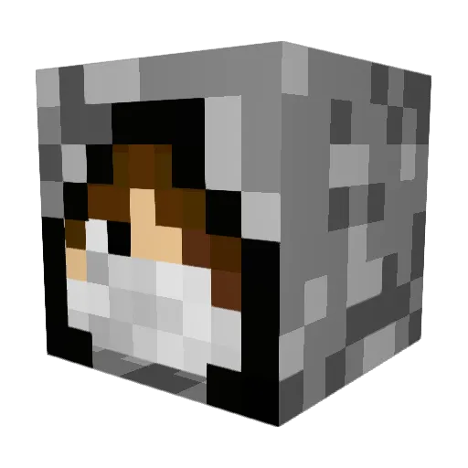 matthew687511 Minecraft avatar head, 3D render