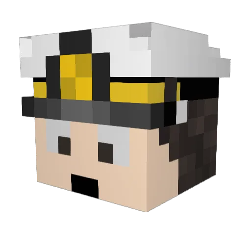 matthew997c Minecraft avatar head, 3D render
