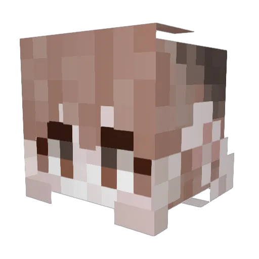 matthew_murdock Minecraft avatar head, 3D render
