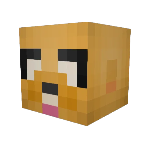 matthewgarza Minecraft avatar head, 3D render