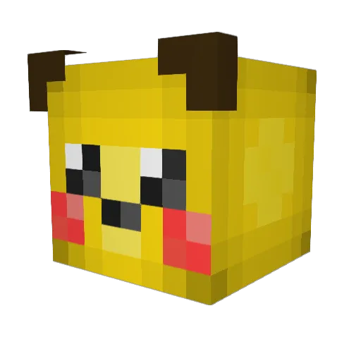 matthewlaines Minecraft avatar head, 3D render