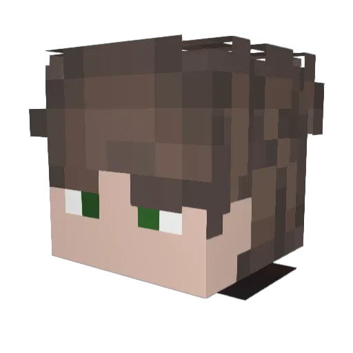 matthewplv Minecraft avatar head, 3D render