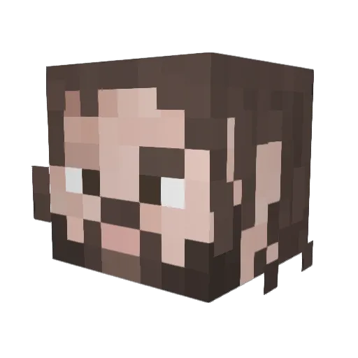 matthewpurple Minecraft avatar head, 3D render