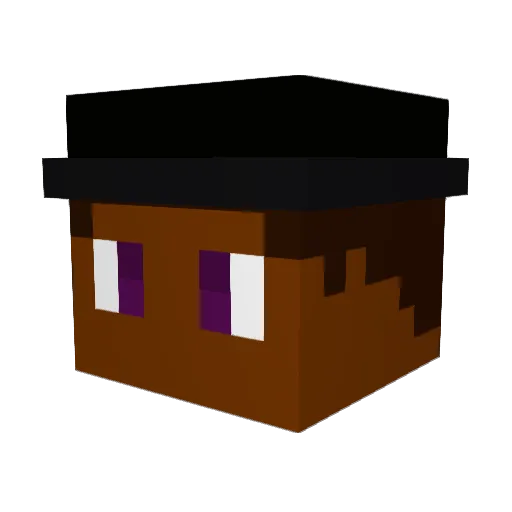 matthewsadl Minecraft avatar head, 3D render